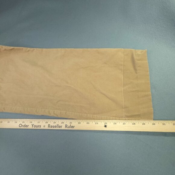 Ann Taylor Loft Corduroy Pants Women 8 Camel Brown Flare Modern Wide Waistband - Picture 11 of 13